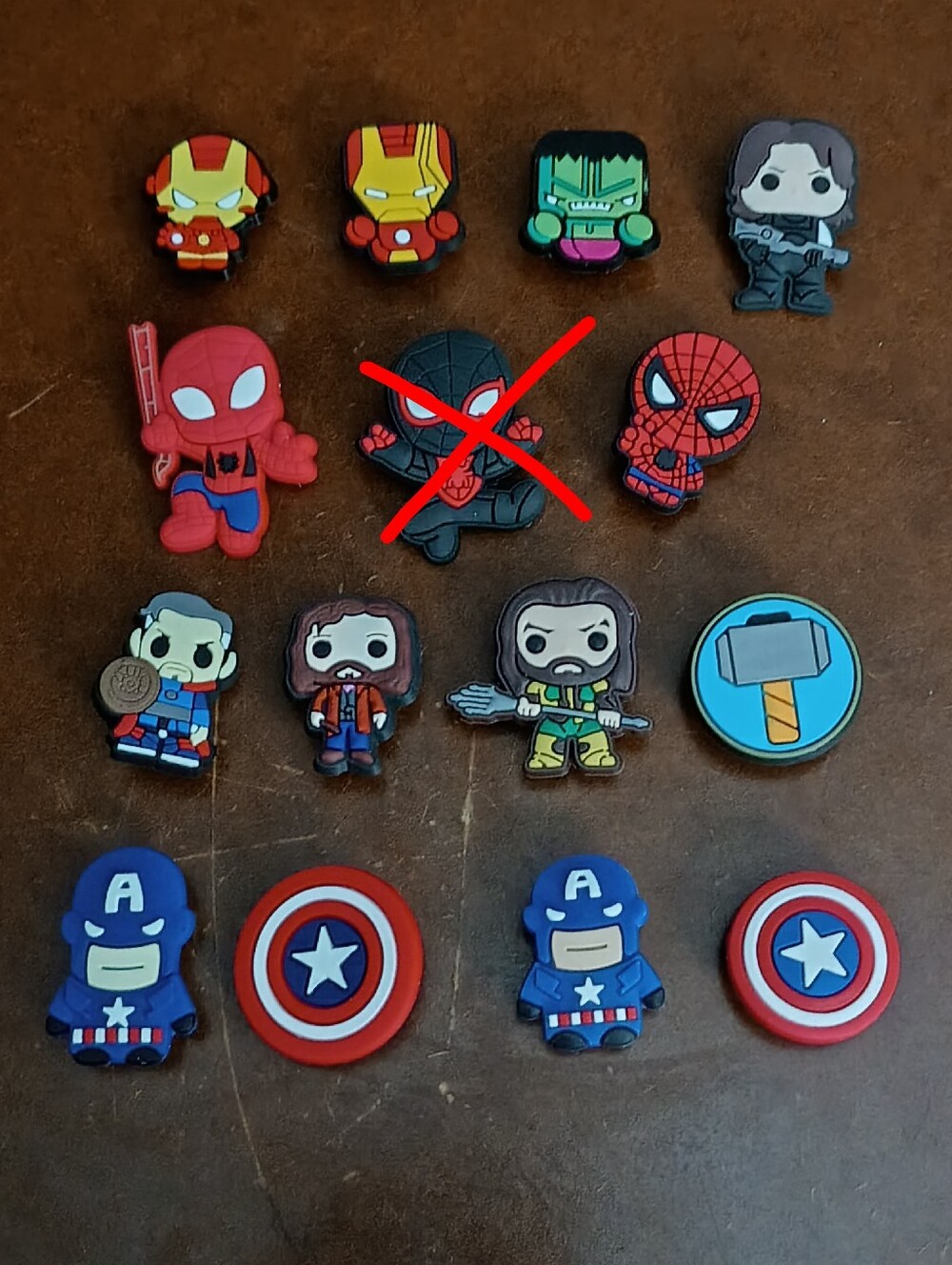 10/$10 Jibbitz Croc Shoe Charms - Mix/Match - Marvel Super Heros - New